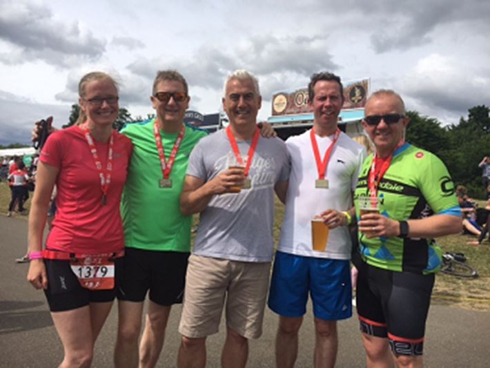 Francis Hunter SMASH the JLL Property Triathlon